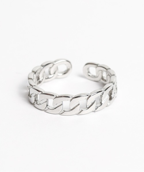 sunny branch(サニーブランチ)の「★sterling silver★フリーサイズ 喜平チェーンリング(リング・レディース・シルバー・FREE)」の4枚目の写真