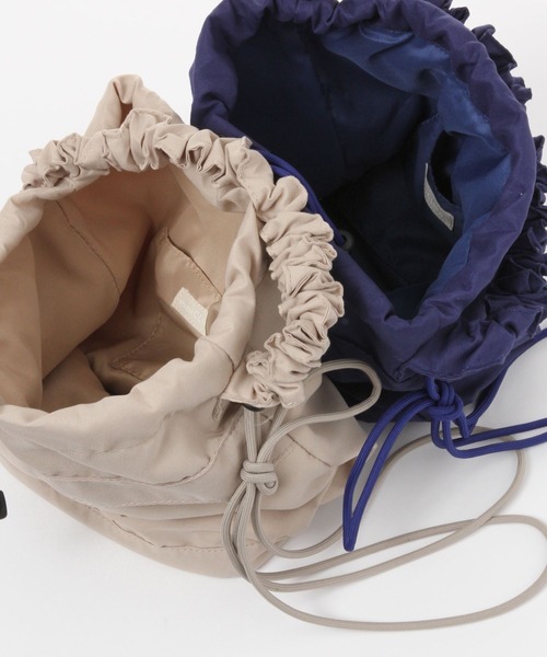 studio CLIP（スタディオクリップ）の「Ｗポケット巾着トート&ショルダーバッグ（トートバッグ・レディース・ブルー/ブラック/ライトグレー・FREE）」の16枚目の写真