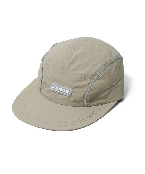 KEBOZ（ケボズ）の「REFLECTOR PIPING NYLON TRACK CAP（キャップ
