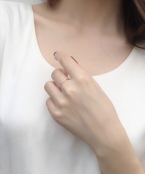 ABBEY MARKET(アビーマーケット)の「シルバー925 シンプルリング ニッケルフリー(リング・レディース・シルバー/ゴールド/シルバー系その他/ピンクゴールド/ゴールド系その他/ゴールド系その他2・FREE)」の4枚目の写真