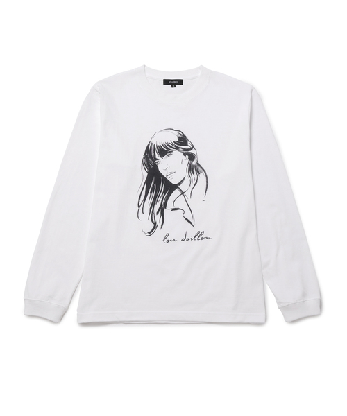 bonjour records（ボンジュールレコーズ）の「【Stephane Manel/ステファンマネル】 LD L/S TEE LDロングスリーブTシャツ（Tシャツ/カットソー・メンズ・チャコールグレー/ホワイト・M/XL/L/S）」の14枚目の写真