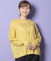 ELVENCE DEUX（エルベンスドゥ）の「スパンコールニット（ニット/セーター）」
