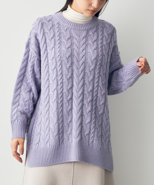 YECCA VECCA（イェッカヴェッカ）の「ケーブルニット（ニット/セーター