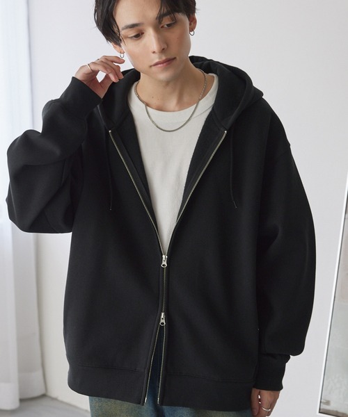 セール】ヘビーウェイトルーズベーシックフルジップパーカー（パーカー