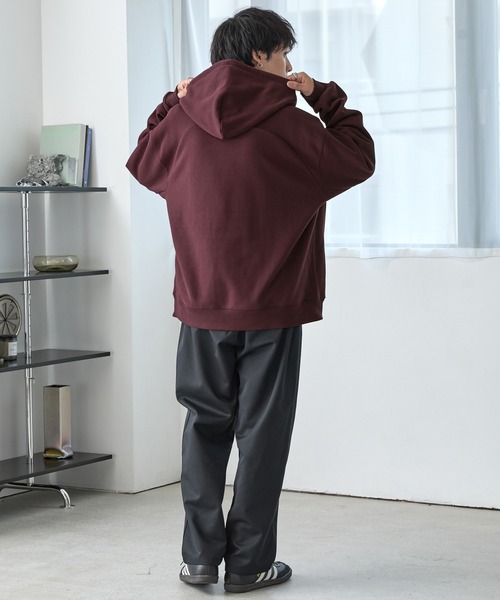 ヘビーウェイトルーズベーシックフルジップパーカー MONO-MART│MONO