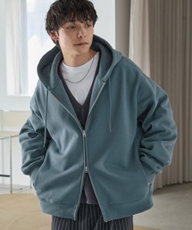 MONO-MART（モノマート）の「ヘビーウェイトルーズベーシックフルジップパーカー（パーカー）」