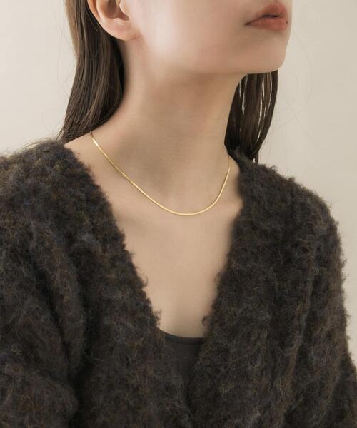 SMELLY(スメリー)の「サージカルステンレスプレーンネックレス(ネックレス・レディース・シルバー/ゴールド・-)」の7枚目の写真