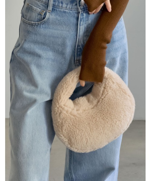 Re:EDIT(リエディ)の「2WAYテディボアミニショルダーバッグ(ショルダーバッグ・レディース・ブラウン/ベージュ/アイボリー・FREE)」の4枚目の写真