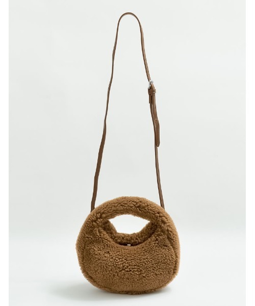 Re:EDIT(リエディ)の「2WAYテディボアミニショルダーバッグ(ショルダーバッグ・レディース・ブラウン/ベージュ/アイボリー・FREE)」の9枚目の写真