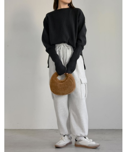 Re:EDIT(リエディ)の「2WAYテディボアミニショルダーバッグ(ショルダーバッグ・レディース・ブラウン/ベージュ/アイボリー・FREE)」の8枚目の写真