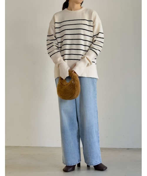 Re:EDIT(リエディ)の「2WAYテディボアミニショルダーバッグ(ショルダーバッグ・レディース・ブラウン/ベージュ/アイボリー・FREE)」の7枚目の写真