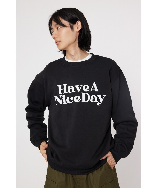 RODEO CROWNS WIDE BOWL(ロデオクラウンズワイドボウル)の「HAVE A スウェットトップス(スウェット・メンズ・イエロー/ブルー/ブラック/オフホワイト・MEDIUM/LARGE)」の13枚目の写真