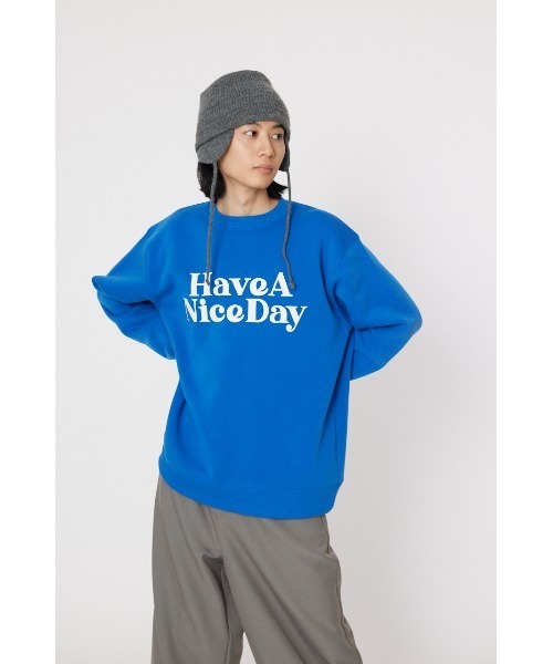 RODEO CROWNS WIDE BOWL(ロデオクラウンズワイドボウル)の「HAVE A スウェットトップス(スウェット・メンズ・イエロー/ブルー/ブラック/オフホワイト・MEDIUM/LARGE)」の22枚目の写真