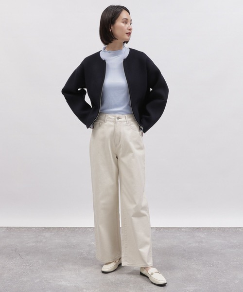 LAKOLE（ラコレ）の「メロウエッジハイネックプルオーバー（Tシャツ/カットソー・レディース・ブラック/サンドグレー/ライトブルー/オフホワイト・MEDIUM/SMALL）」の14枚目の写真