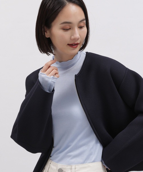 LAKOLE（ラコレ）の「メロウエッジハイネックプルオーバー（Tシャツ/カットソー・レディース・ブラック/サンドグレー/ライトブルー/オフホワイト・MEDIUM/SMALL）」の17枚目の写真