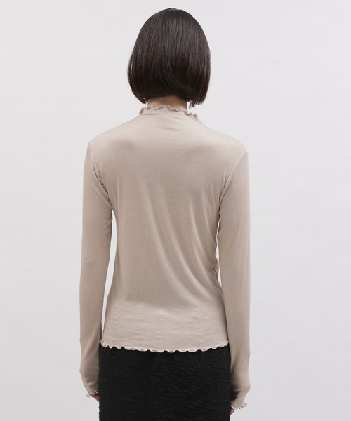 baserange メロウカットソー未使用タグ付き LAKOLE（ラコレ）の「メロウエッジハイネックプルオーバー（Tシャツ