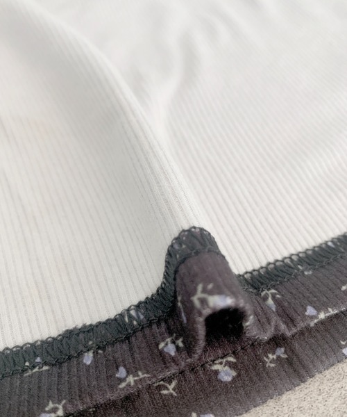 SHEPP(シープ)の「【累計お気に入り数1.3万人突破】フラワーレース ヘンリーネック ピチT/26SS(Tシャツ/カットソー・レディース・アイボリー/ブラック・M/S/L)」の18枚目の写真