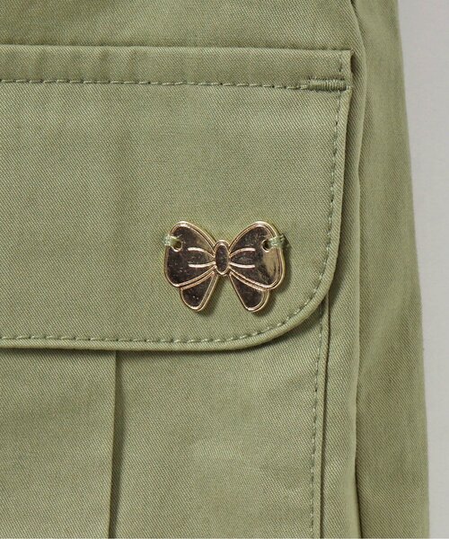 apres les cours（アプレレクール）の「カーゴポケットミリタリーベスト（ベスト・キッズ・カーキ・90/100/110/120/130/140）」の11枚目の写真