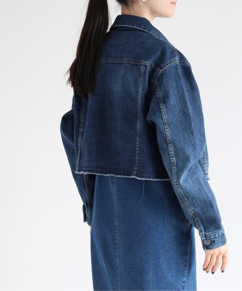 セール】＜セットアップ可能＞カットオフデニムショート