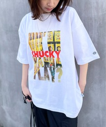 【DISCUS】ムービーロゴプリント半袖Tシャツ(CHUCKY/BACK TO THE FUTURE/BATMAN/SUPERMAN) 2287-3923/24