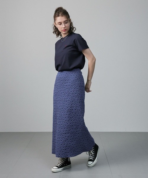 saloon（サルーン）の「SALOON(サルーン)/【InRed7月号掲載】ワンポイントハート刺繍Ｔシャツ《再入荷・新色登場》（Tシャツ/カットソー・レディース・グレー/ネイビー/ホワイト/ブラック/グリーン・FREE）」の16枚目の写真