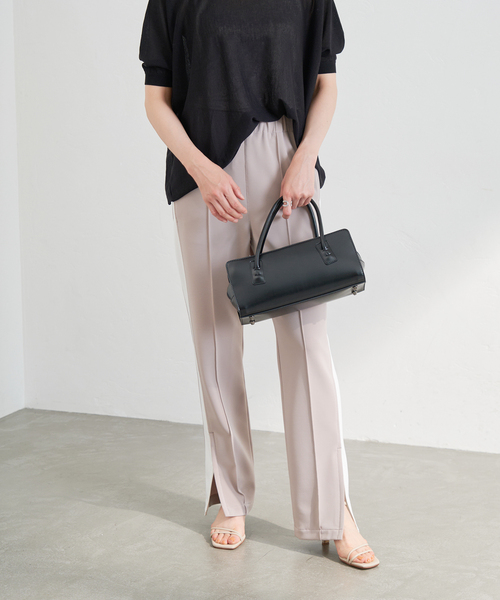 LE TALON（ルタロン）の「《追加》LE TALON グラスワイドボストン（ボストンバッグ・レディース・ピンク/ブラック・FREE）」の4枚目の写真