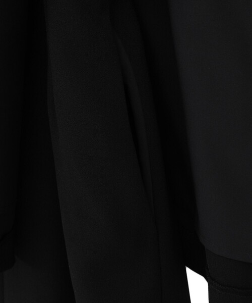 CLANE(クラネ)の「【CLANE/クラネ】LAYERED BACK OPEN ONEPIECE/レイヤードバックオープンワンピース(ワンピース・レディース・ベージュ/ブラック・1/0)」の10枚目の写真