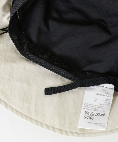 SMELLY（スメリー）の「『撥水/UVカット』ハッスイドロストバケットハット（ハット・レディース・ブラウン/アイボリー/ブラック・-）」の4枚目の写真