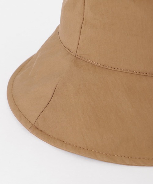 SMELLY（スメリー）の「『撥水/UVカット』ハッスイドロストバケットハット（ハット・レディース・ブラウン/アイボリー/ブラック・-）」の5枚目の写真