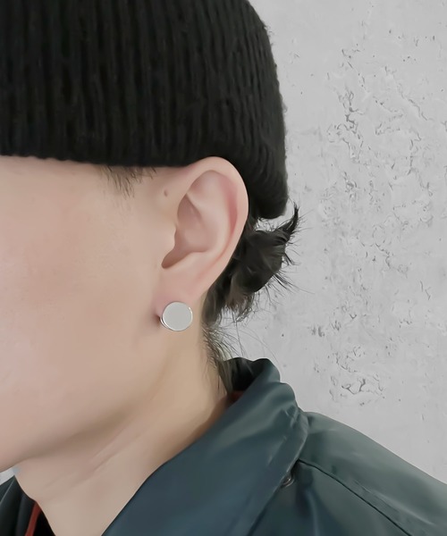 SBG（エスビー）の「SBG サークルデザインバーベルピアス（ピアス（両耳用）・メンズ・ブラック系その他/シルバー系その他3/シルバー/ブラック/シルバー系その他2/ブラック系その他3/ブラック系その他2/ゴールド系その他3/ゴールド系その他2/ゴールド/ゴールド系その他/シルバー系その他・FREE）」の8枚目の写真