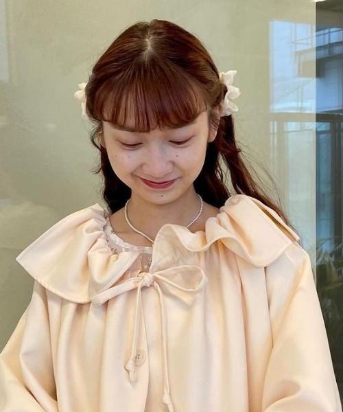 flower(フラワー)の「エアリーシュシュクリップ(バレッタ/ヘアクリップ・レディース・ブラック/アイボリー・FREE)」の16枚目の写真