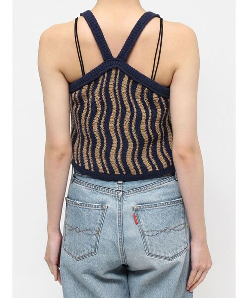 Ungrid（アングリッド）の「ジャカードニットキャミ（キャミソール・レディース・ピンク/ネイビー・FREE）」の18枚目の写真