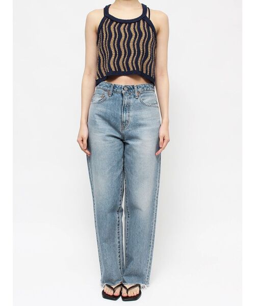 Ungrid（アングリッド）の「ジャカードニットキャミ（キャミソール・レディース・ピンク/ネイビー・FREE）」の11枚目の写真