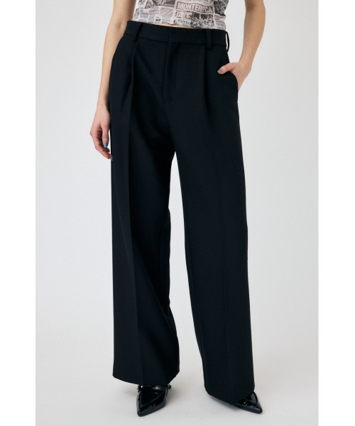 MOUSSY（マウジー）の「WIDE LEG トラウザー（その他パンツ・レディース・ブラック/グレー系その他・0/1/2）」の6枚目の写真