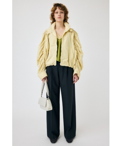 MOUSSY（マウジー）の「WIDE LEG トラウザー（その他パンツ・レディース・ブラック/グレー系その他・0/1/2）」の10枚目の写真