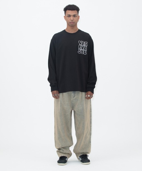 【YESEYESEE】TXT着用★送料・関税込★アーチロゴフディー セール】C-Logo L/S（Tシャツ/カットソー）｜YESEYESEE（イエス