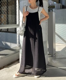 CIAOPANIC TYPY | 【新色追加】メッシュキャミラインワンピース(ワンピース)