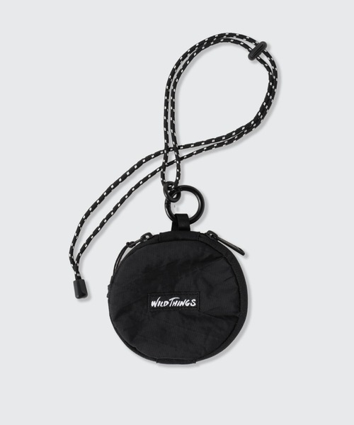 WILD THINGS（ワイルドシングス）の「【WILDTHINGS / ワイルドシングス】CIRCLE NECK WALLET（ショルダーバッグ・メンズ・ブラック/SHERBET/ベージュ/グリーン・FREE）」の7枚目の写真