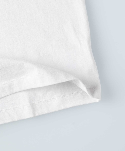 SOMETHING（サムシング）の「【SOMETHING】リンガーＴシャツ（Tシャツ/カットソー・レディース・ネイビー・M）」の8枚目の写真