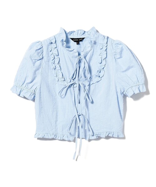 Ray BEAMS（レイビームス）の「sister jane / Marmalade Bow Top（シャツ/ブラウス・レディース・サックスブルー・SMALL）」の3枚目の写真
