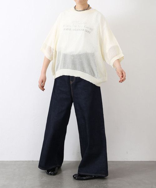 追加》メッシュ クルーネックTシャツ（Tシャツ/カットソー