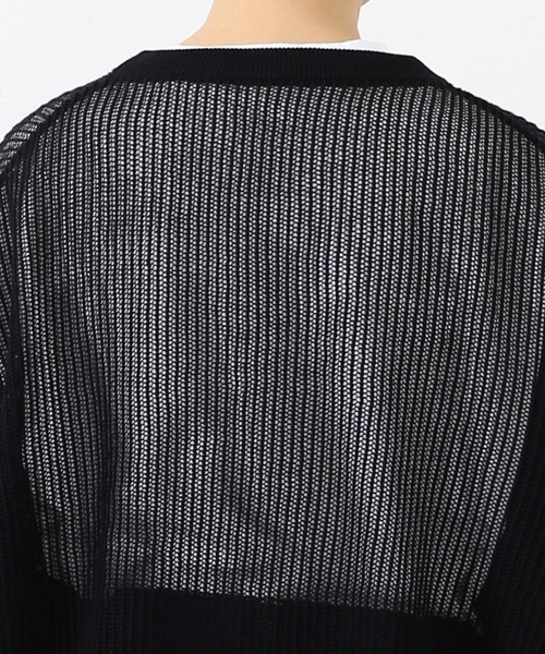 JOURNAL STANDARD LUXE(ジャーナルスタンダード ラックス)の「《追加》メッシュ クルーネックTシャツ(その他トップス・レディース・ブラック/ホワイト・FREE)」の19枚目の写真