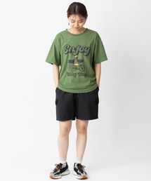 ヘリンボーンピグメントショーツ