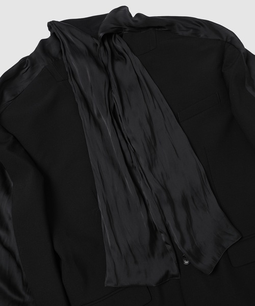 Y/Project（ワイプロジェクト）の「INSERT SCARF BLAZER（その他アウター・メンズ・ブラック・M/S）」の7枚目の写真