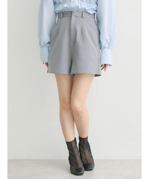 earth music&ecology（アースミュージックアンドエコロジー）の「ショートパンツ（その他パンツ・レディース・ブラック/ライトベージュ/ライトグレー・S/M）」の4枚目の写真