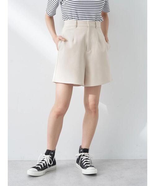earth music&ecology（アースミュージックアンドエコロジー）の「ショートパンツ（その他パンツ・レディース・ブラック/ライトベージュ/ライトグレー・S/M）」の8枚目の写真