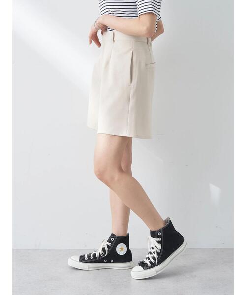 earth music&ecology（アースミュージックアンドエコロジー）の「ショートパンツ（その他パンツ・レディース・ブラック/ライトベージュ/ライトグレー・S/M）」の10枚目の写真
