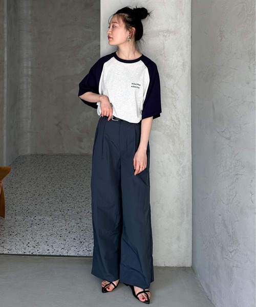 feepur(フェピュール)の「ラグランルーズロゴTee(Tシャツ/カットソー・レディース・オートミール/オフホワイト・MEDIUM)」の4枚目の写真