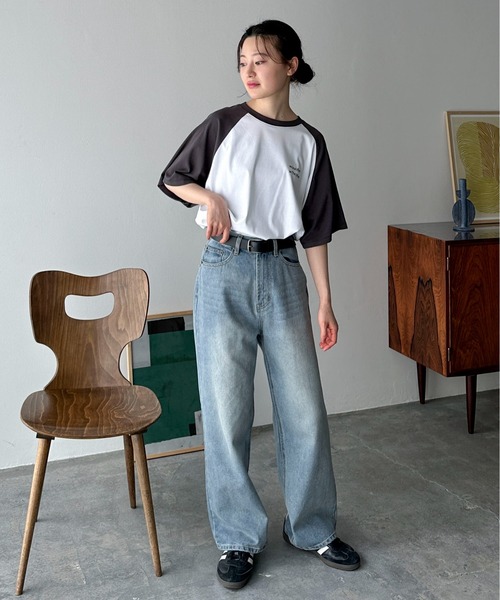 feepur(フェピュール)の「ラグランルーズロゴTee(Tシャツ/カットソー・レディース・オートミール/オフホワイト・MEDIUM)」の22枚目の写真