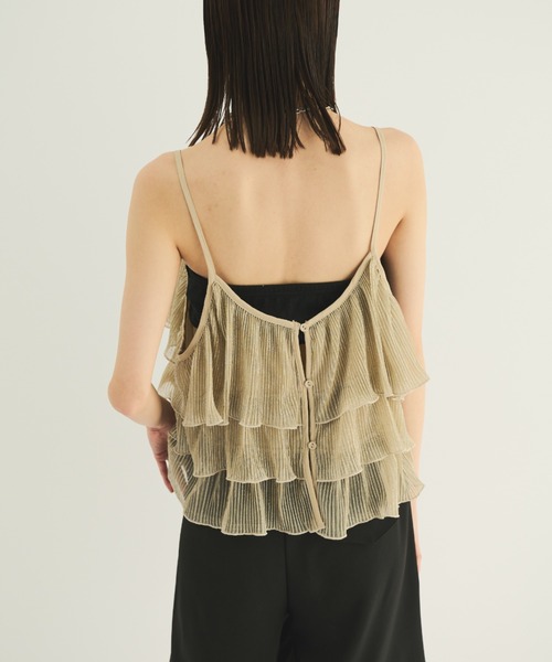 MERLOT（メルロー）の「2wayティアードキャミソール（キャミソール・レディース・ゴールド/シルバー・FREE）」の16枚目の写真